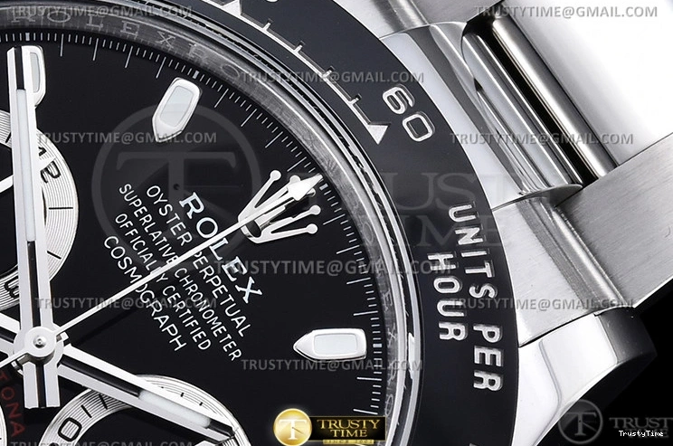 0312 Upgraded ROLDYT0348B – Daytona 116500 CER SS Black 904L BTF Asia 947